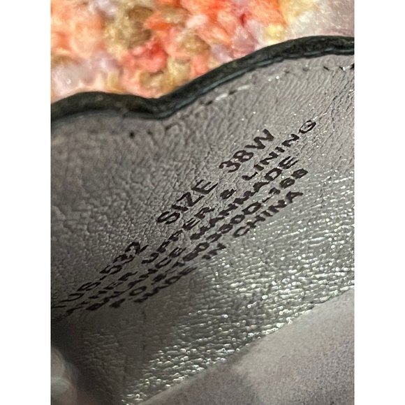 Allegria Mary Jane Black Sparkle Metallic Shoes Sz 38W - Picture 7 of 8